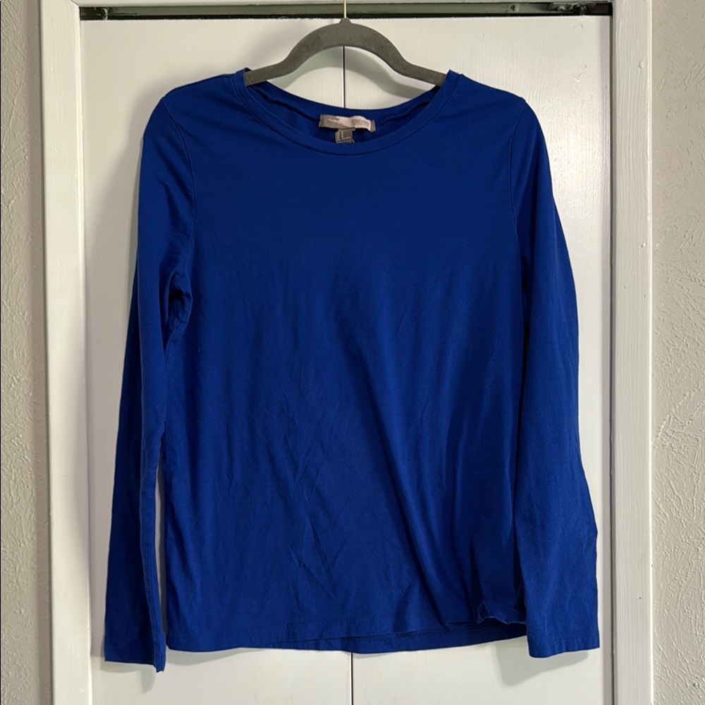 Vibrant Blue Long Sleeve Top